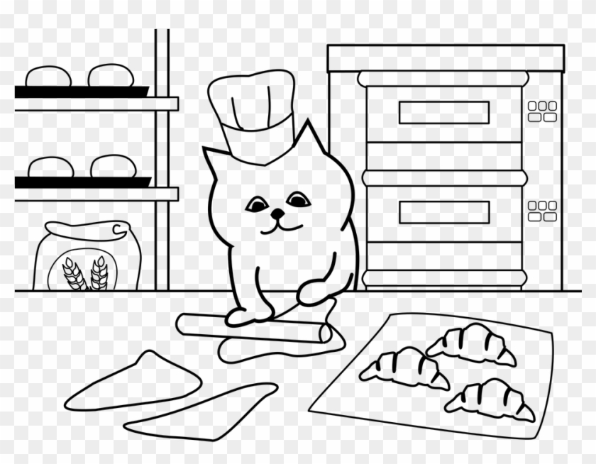 Bakery Bread Job Chef The Website Cat Cartoon - การ์ตูน ร้าน เบ เก อ รี่, HD  Png Download - 960x720(#4701421) - PngFind