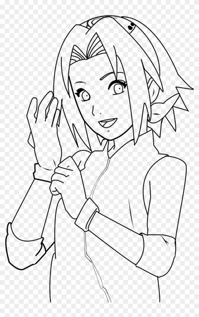 Naruto Shippuden Coloring Pages With Naruto Shippuden - Sakura Haruno