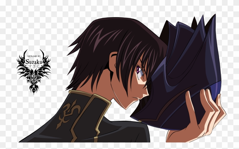 Code Geass Lelouch Takes Off Mask Png Download Lelouch Vi