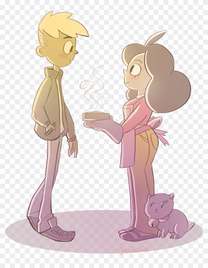 Deckard And Bee From The Awesome Bee & Puppycat Youtube - Cartoon, HD Png  Download - 1280x1760(#4724344) - PngFind