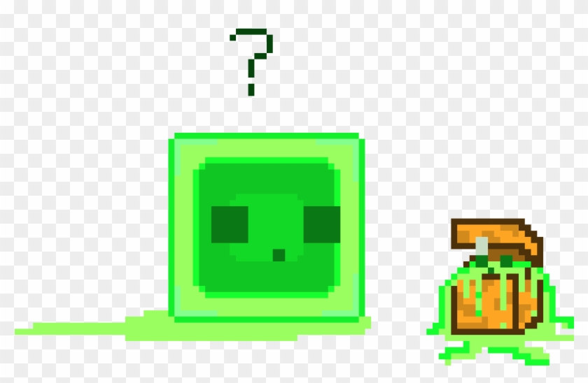 Minecraft Slime In A Chest Illustration Hd Png Download 1080x660 Pngfind