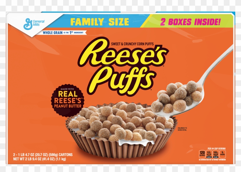 Reese #39 s Puffs Cereal Family Size Reeses Puffs HD Png Download Reese #39 s Puffs Cereal Family Size Reeses Puffs HD Png Download