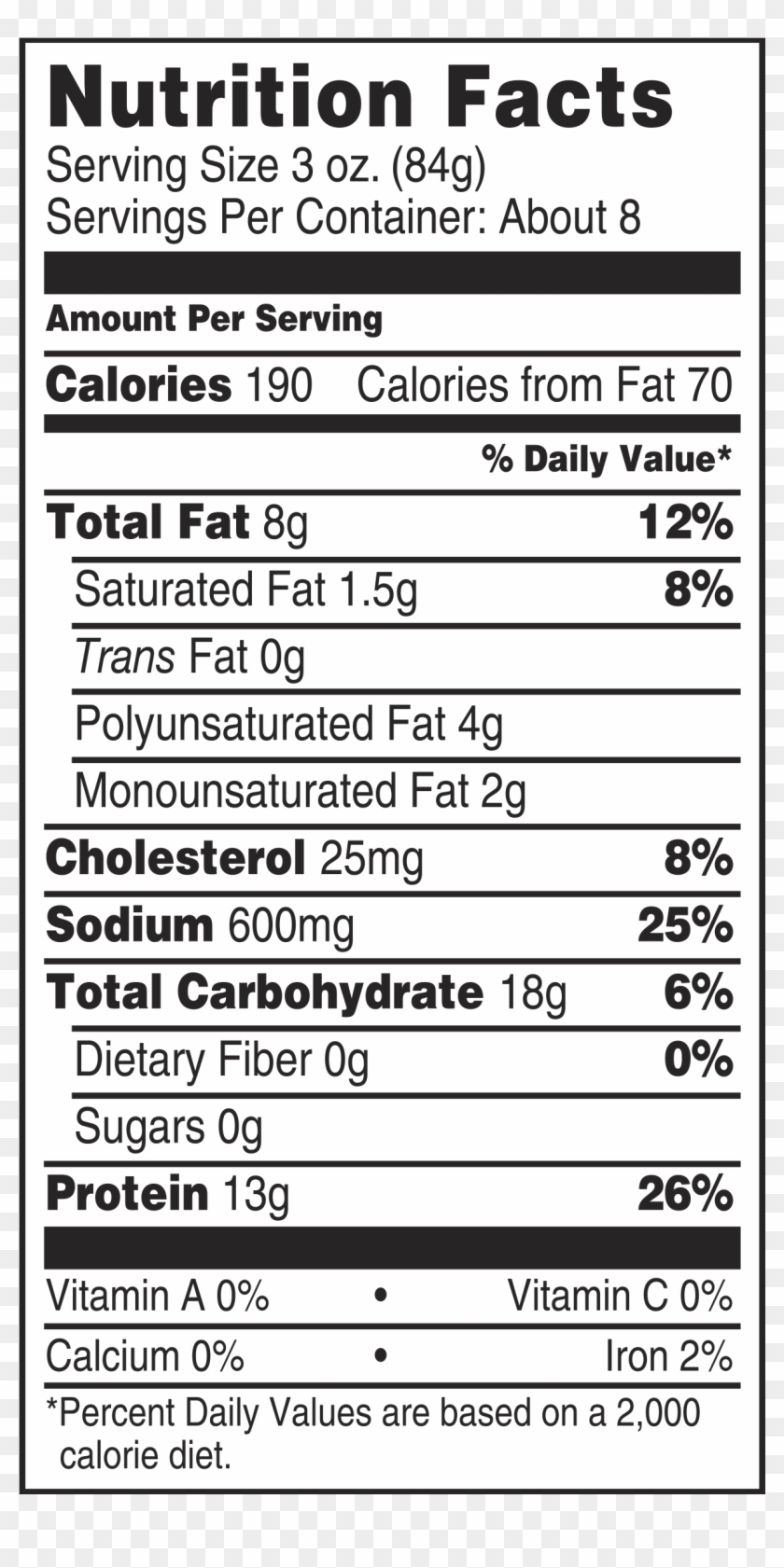 Tyson Chicken Tenders Nutrition Information HD Png Download 2400x2400 4750800 PngFind