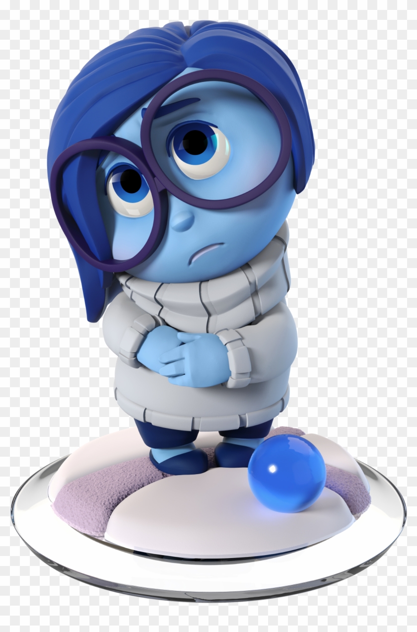 Disney Infinity Sadness Figure - Disney Infinity Inside Out, HD Png ...