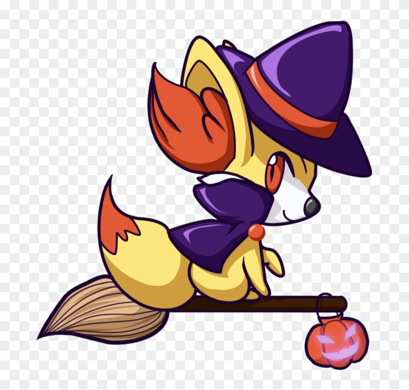 Pokemon Fennekin Halloween Form, HD Png Download - 802x884(#4759187