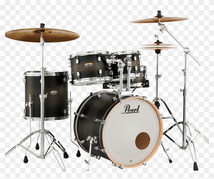 Transparent Drum Set - Pearl Decade Maple 5 Piece, HD Png Download ...