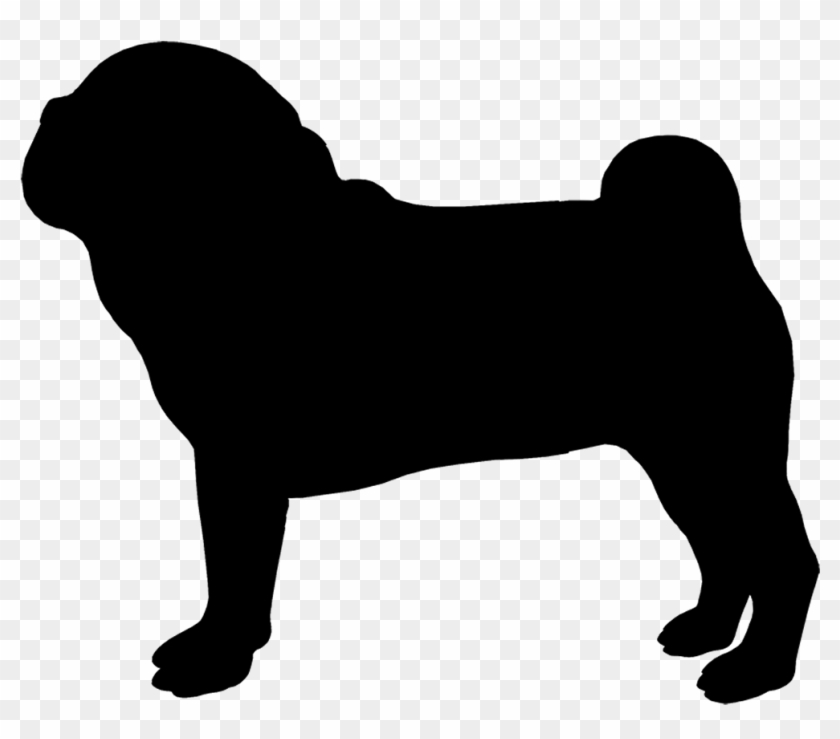 Download Pug Dog Drawing At Getdrawings Pug Silhouette Png Transparent Png 1000x1000 4794723 Pngfind
