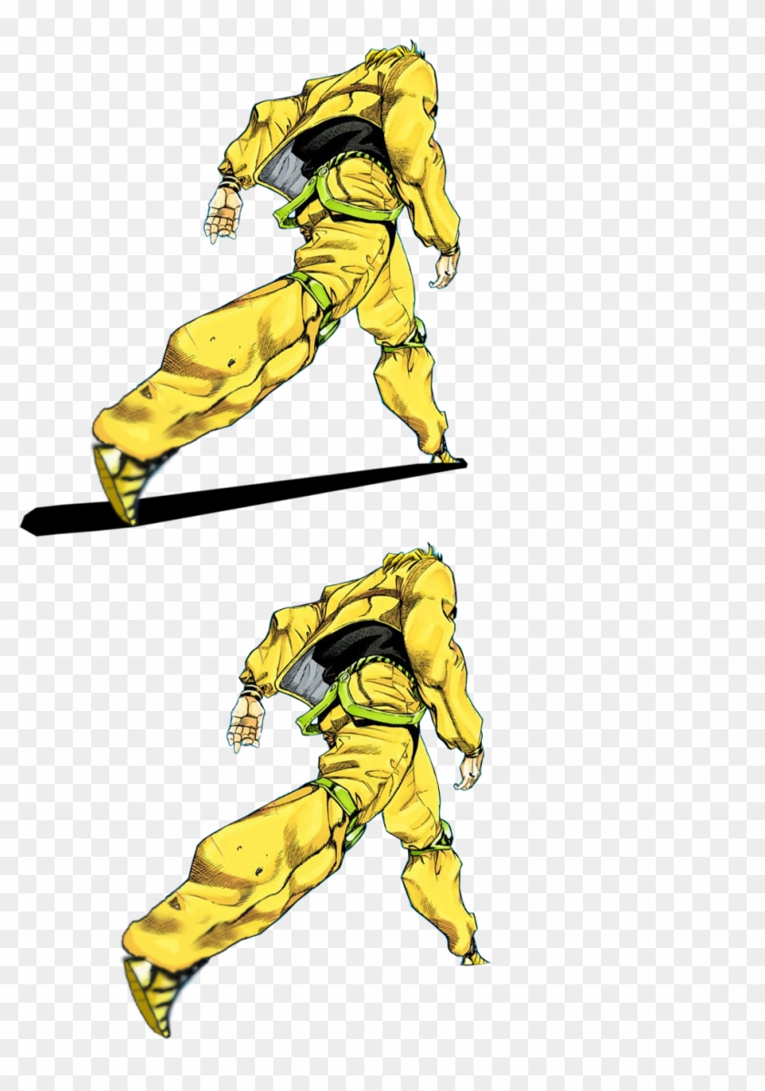 Anime Part 3dio Dio Walking Meme Template Hd Png Download 1000x1500 4797830...