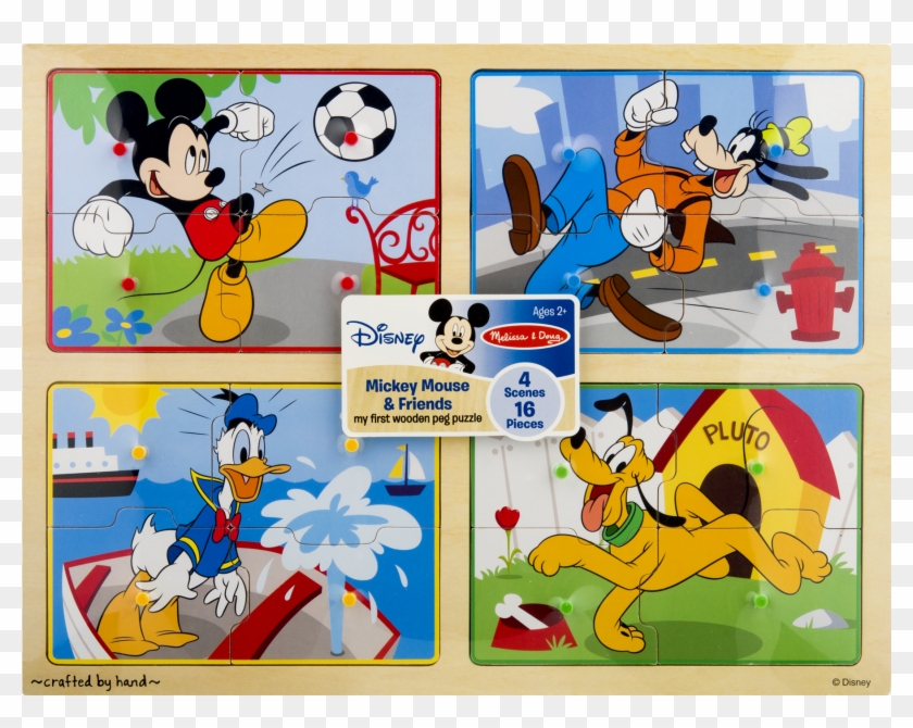 Melissa & Doug Disney Baby Mickey & Friends My First - Disney Classics My  First Wooden Peg Puzzle, HD Png Download - 1800x1800(#4798289) - PngFind