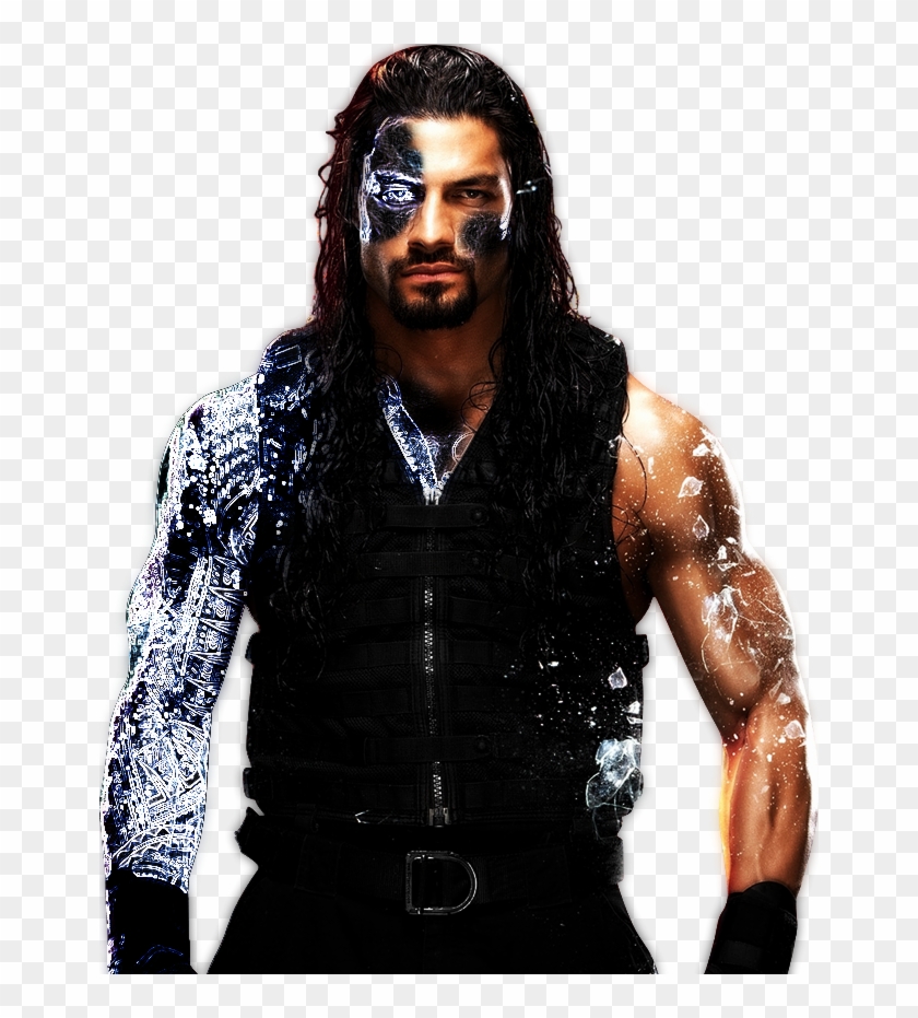 roman reigns superman punch wallpaper