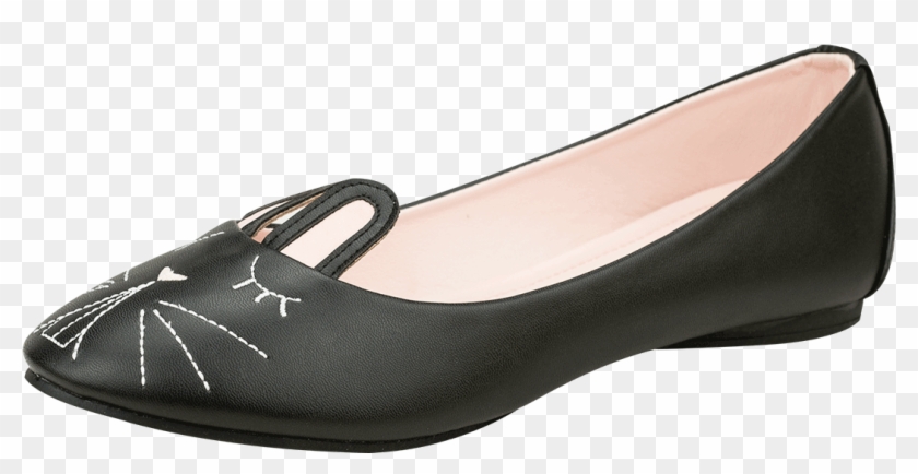 transparent flat shoes