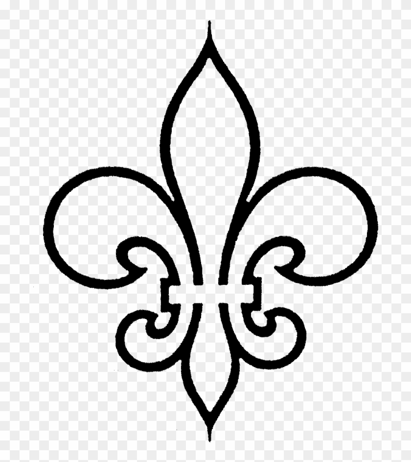 Fleur De Lis Template Stencil