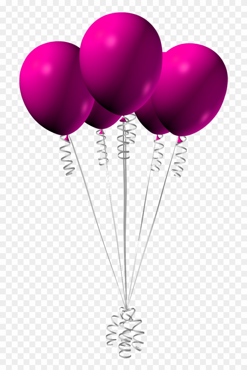 Pink Birthday Balloons Png , Png Download - Pink Balloons Png Transparent  Background, Png Download - 712x1177(#482642) - PngFind
