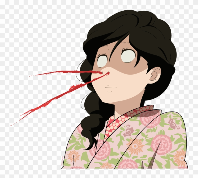 Blood Nose Png - Anime Bloody Nose Png, Transparent Png - 800x689(#483351)  - PngFind