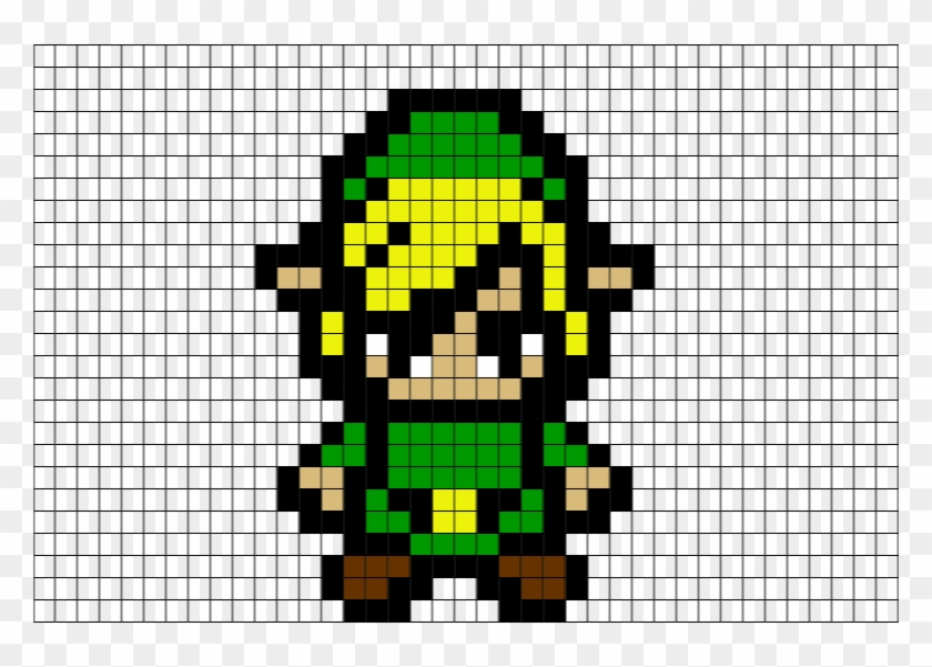 Link- The Legend of Zelda - Pixel Art en Minecraft