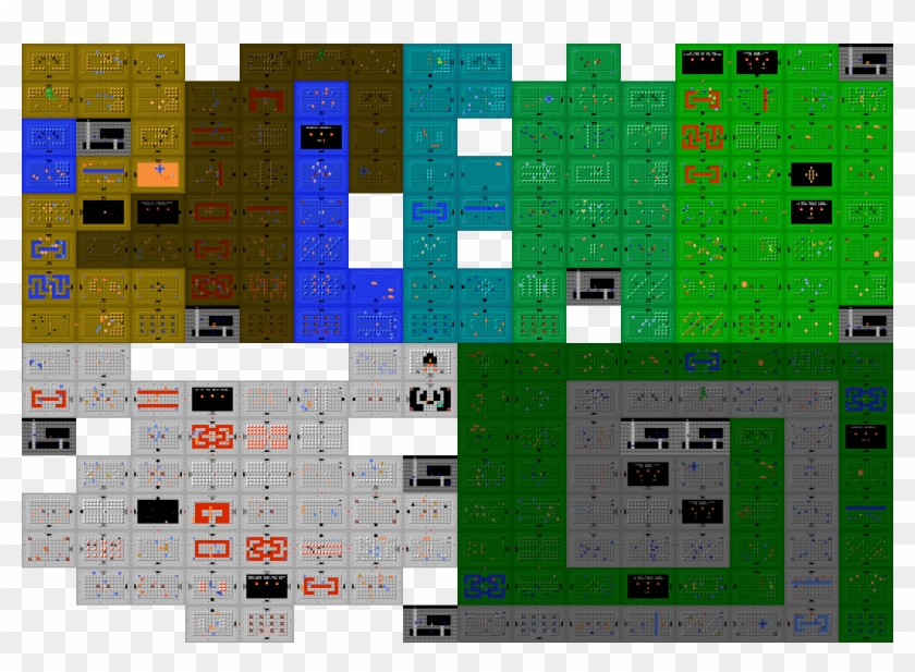 Legend Of Zelda Zelda Quest 2 Dungeons Hd Png Download 4096x2816 4842 Pngfind
