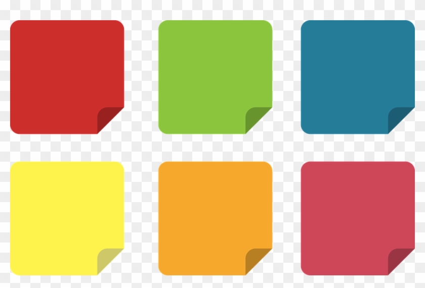 Set Icons, Sticky Notes, Icon, Post-it, Yellow, Office - Post It Notes