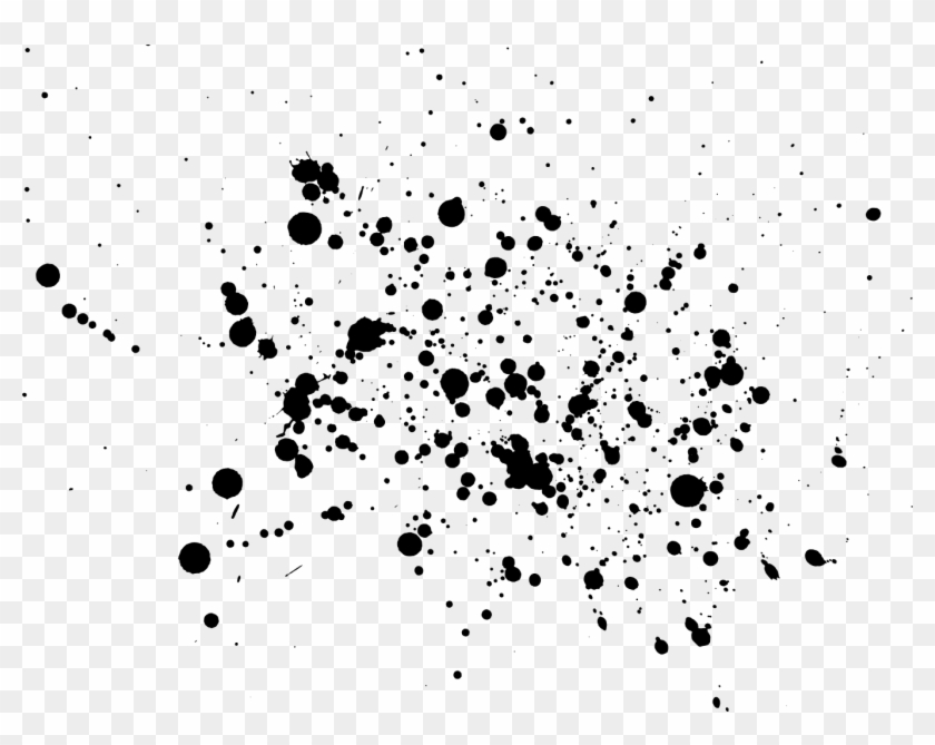 Paint Splatter Splash Drop Splattered Silhoue Report - Black Paint ...