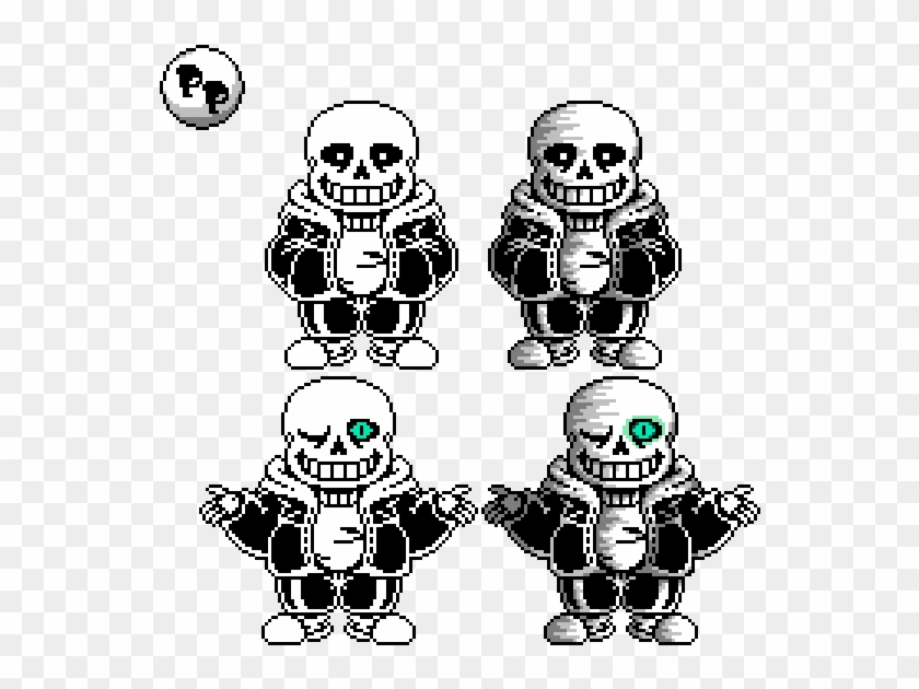 Sans Sprite Png Undertale Sans Sprite Transparent Png 630x597 Pngfind