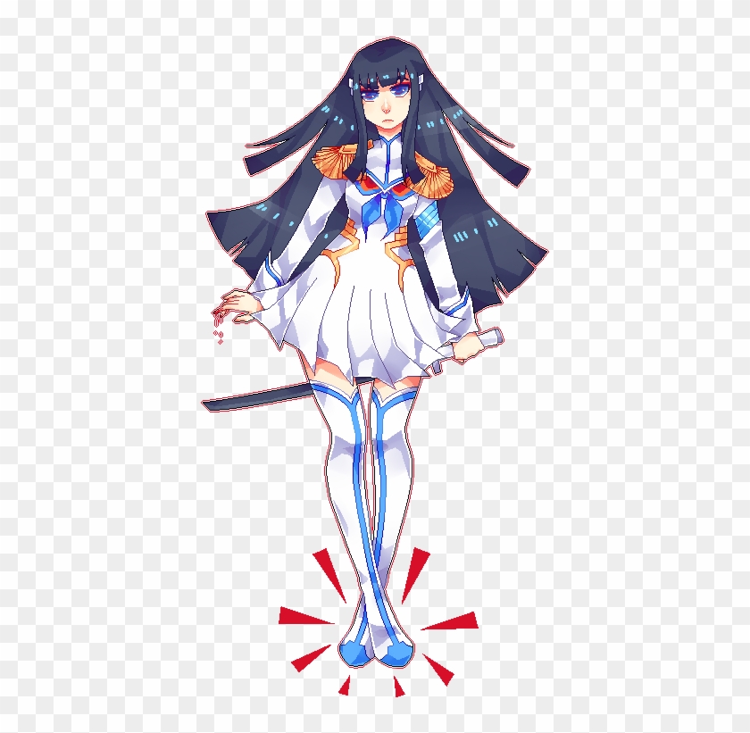 satsuki イラスト white dog Andres Blanco - Satsuki -Kill la Kill