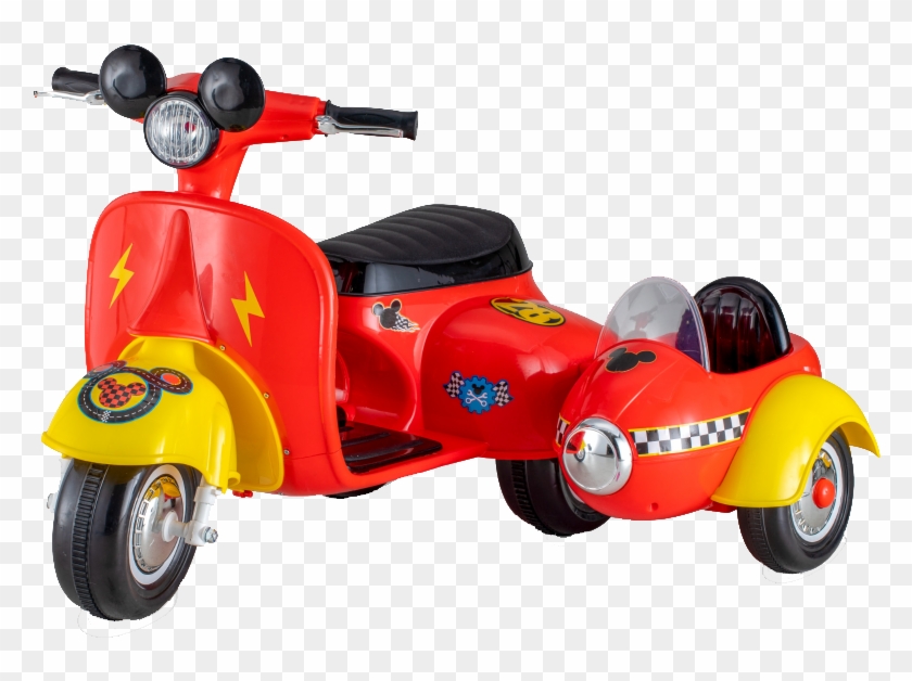 minnie mouse car with sidecar