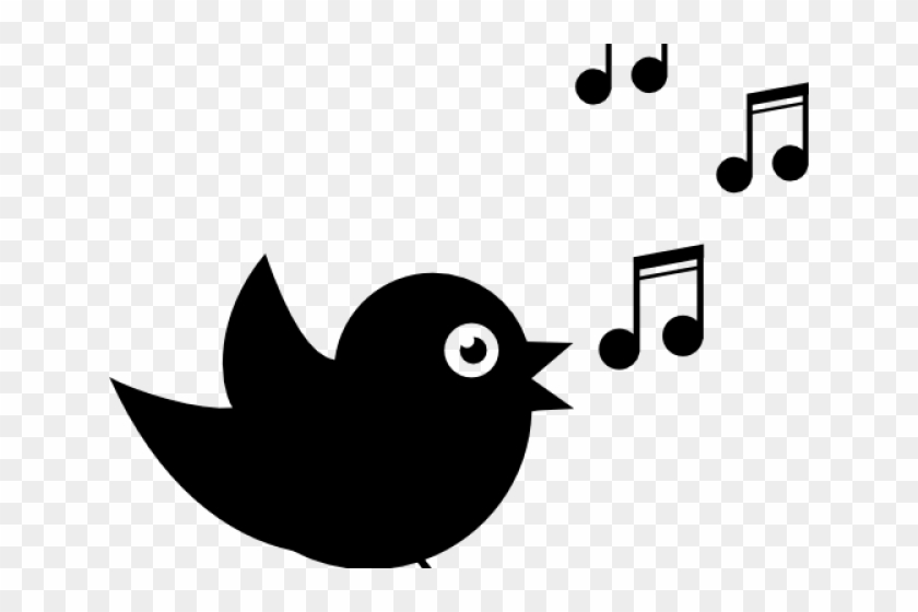 Songbird Clipart Free Singing Bird Two Birds Clipart Black And White Hd Png Download 640x480 Pngfind