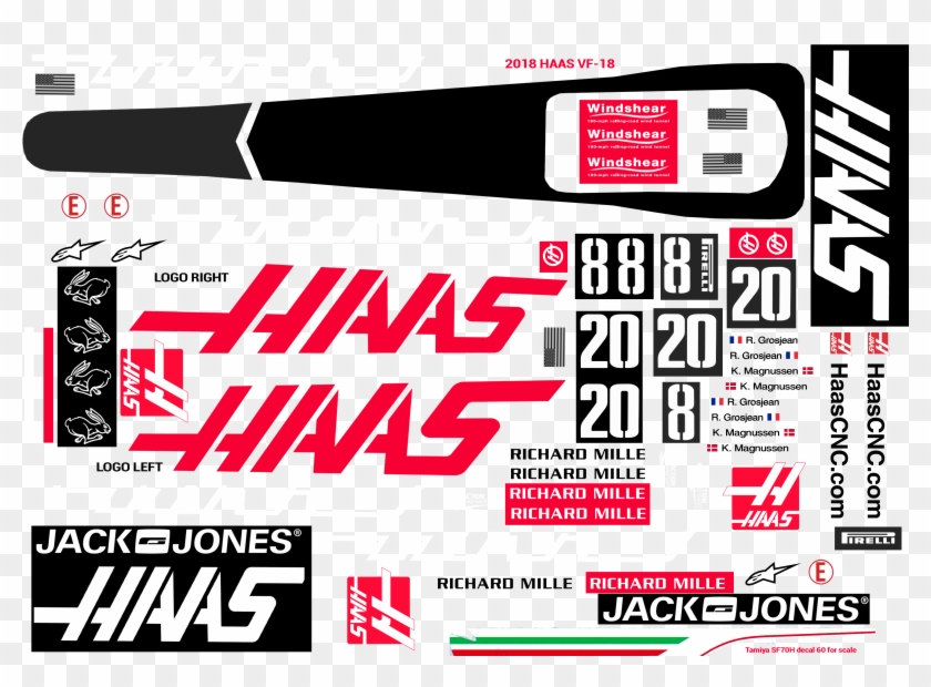 f1 rc decals