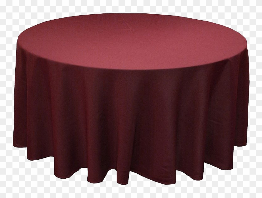Table Cloth Png Image Background - Burgundy Table Cover, Transparent