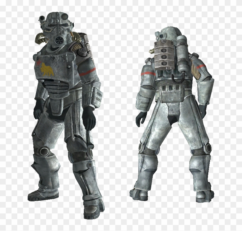 Fnv Ncr Salvaged Armour 1 Fallout Ncr Salvaged Power Armor Hd Png Download 649x721 Pngfind