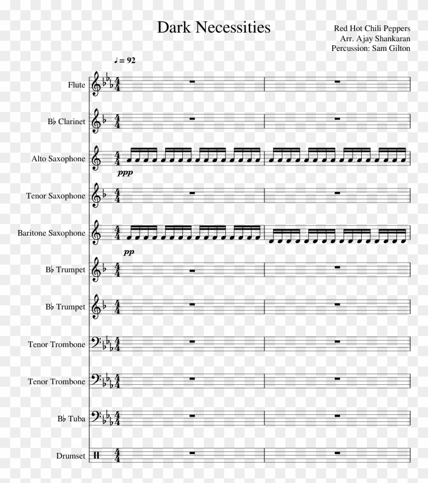 Disciplinario Mercurio Es decir Dark Necessities Sheet Music Composed By Red Hot Chili - That's What I Like Flute Sheet Music, HD Png Download - 850x1100(#4845459) - PngFind Disciplinario Mercurio Es decir Dark Necessities Sheet Music Composed By Red Hot Chili - That's What I Like Flute Sheet Music, HD Png Download - 850x1100(#4845459) - PngFind