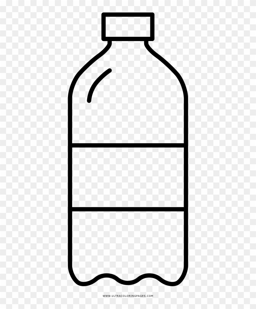 Colorear Una Botella Humanizada Dibujos De Botellas - Botella De Agua Dibujo,  HD Png Download - 1000x1000(#4852141) - PngFind