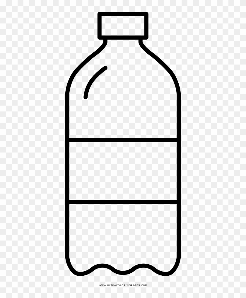 Colorear Una Botella Humanizada Dibujos De Botellas - Botella De Agua