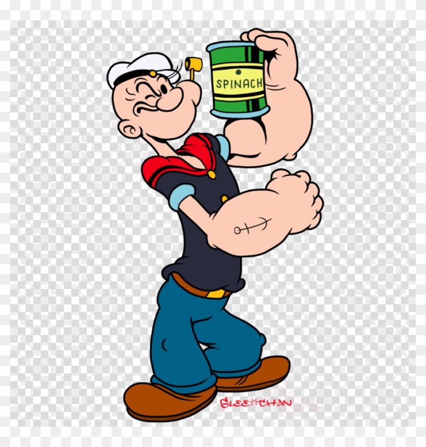 Find hd Download Popeye The Sailor Man Retro Movie Painting - Spinach Popey...