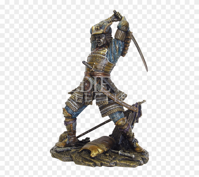 small samurai statue
