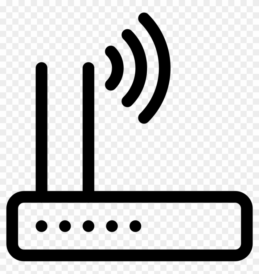Wi-fi Router Icon - Wi Fi Router Icon, HD Png Download - 1335x1351 ...
