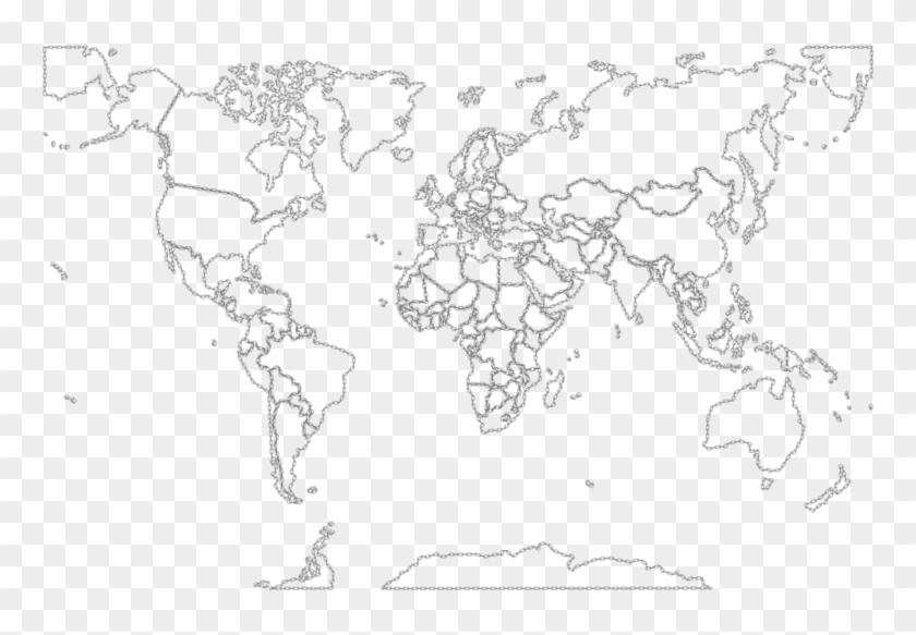 World Map Fill In Blank To Color X World Map Sketch Map Of The World Without Countries Hd Png Download 768x511 Pngfind