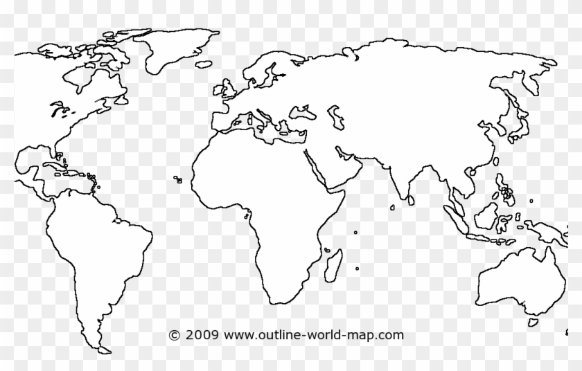 World Map Outline With Countries Hd