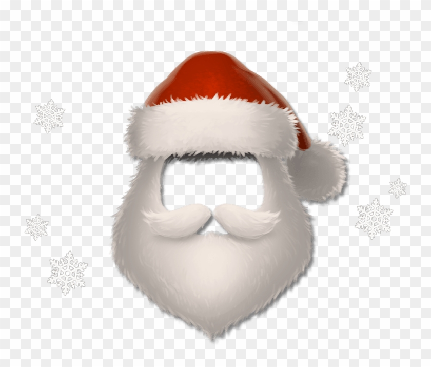 transparent santa beard