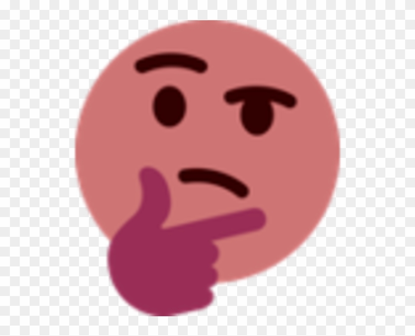 Thinking Face Emoji 🤔 - Thinking Emoji Meme Transparent - 600x600 PNG  Download - PNGkit