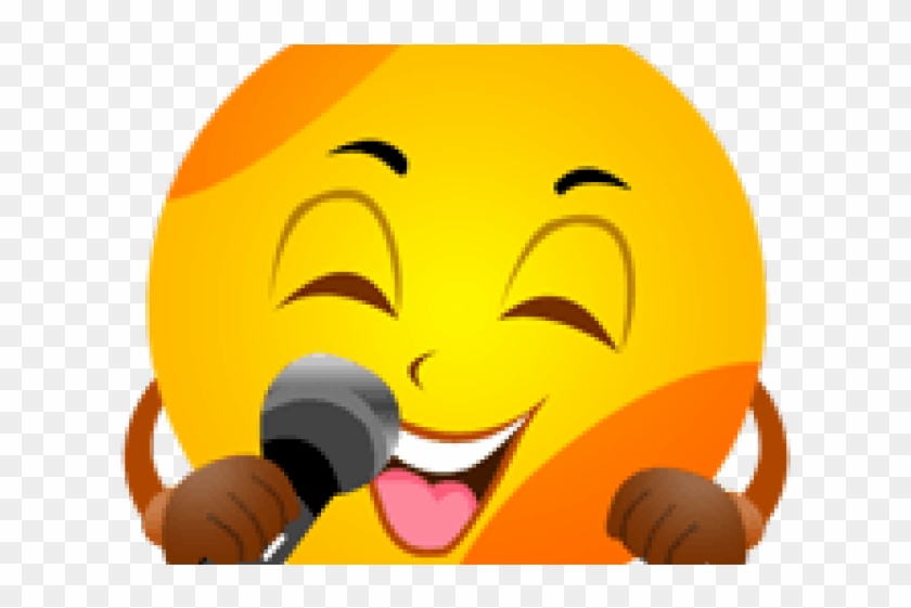 Singing Smiley Face - Cartoon, HD Png Download - 640x480(#4903063) - PngFind