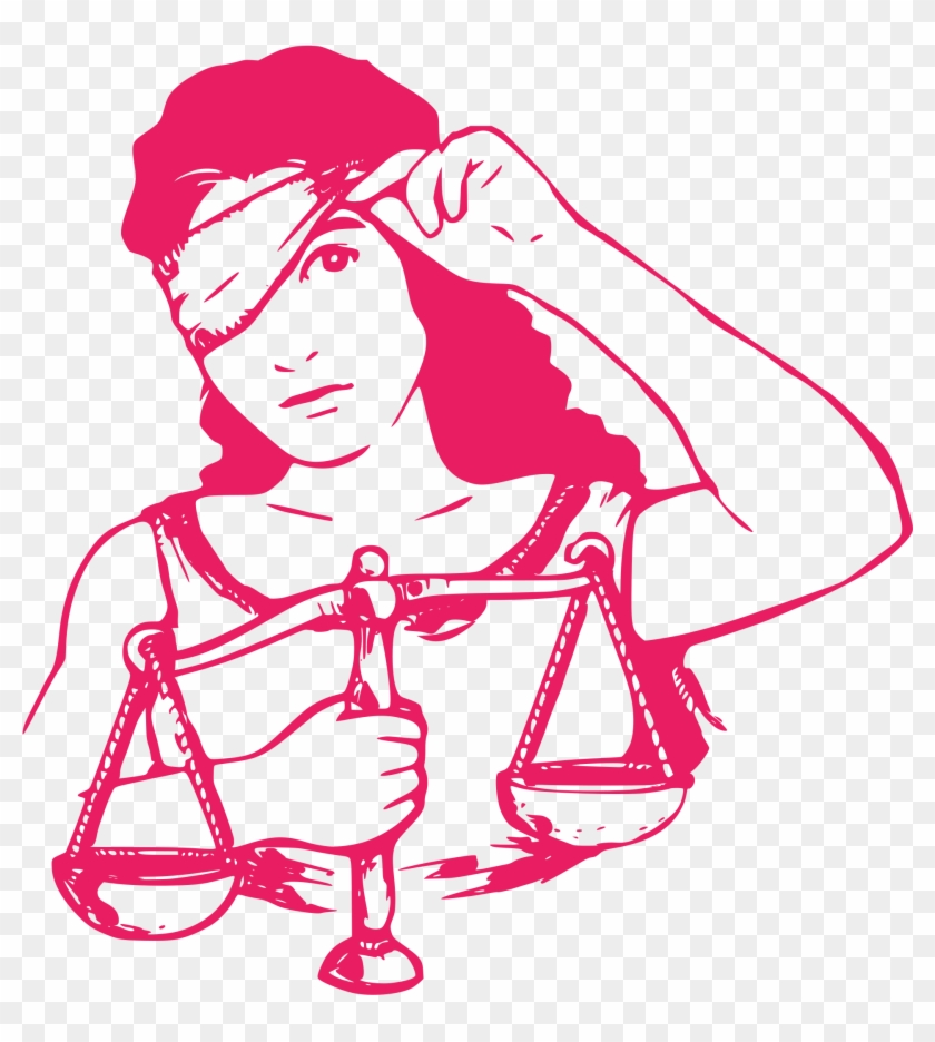 Innocent Until Proven Guilty Cartoon , Png Download - Lady Justice Removing  Blindfold, Transparent Png - 1923x2053(#4903676) - PngFind