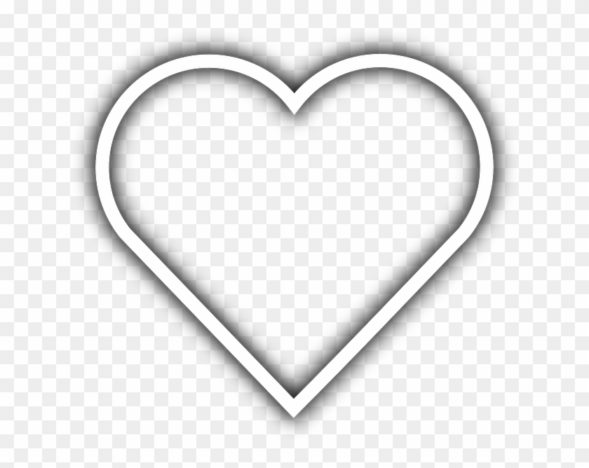 White Heart Icon Transparent, HD Png Download - 640x588(#4929649) - PngFind
