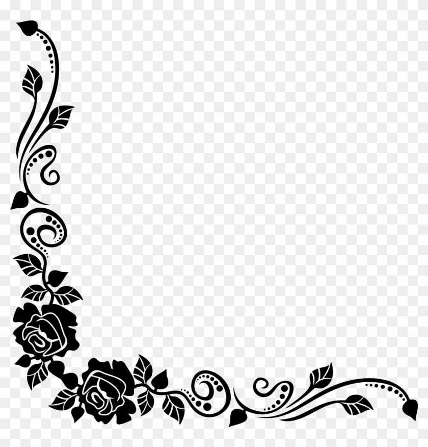 Featured image of post Black And White Flower Design For Border : Find images of flower border.