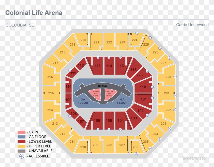 Seating Chart For Carrie Underwood