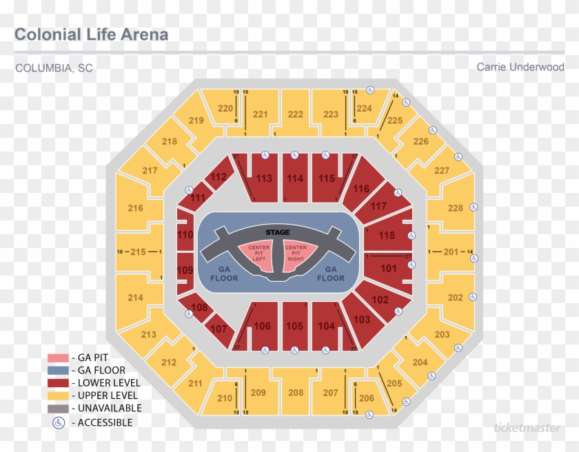 Target Center Seating Chart Carrie Underwood