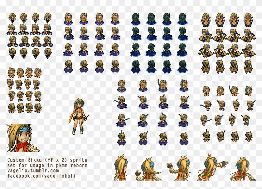 Final Fantasy Vi Custom Sprites, HD Png Download.