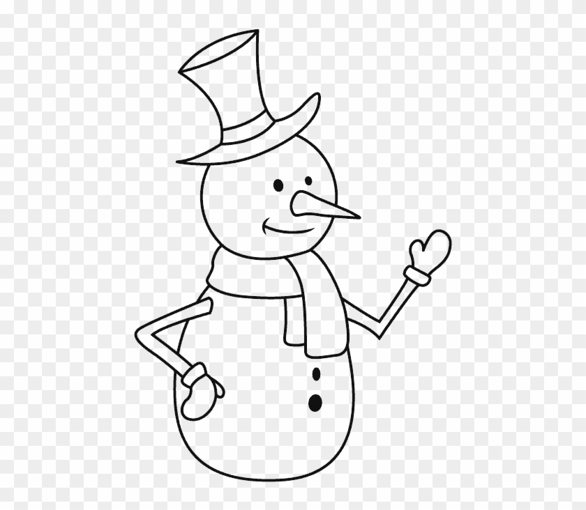 Snowman Waving صور رسم رجل الثلج Hd Png Download 527x700 4963772 Pngfind