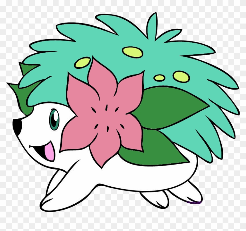 203kib, 827x706, Shiny Shaymin By Silverxale-d38d7h3 - Shiny Shaymin Land F...