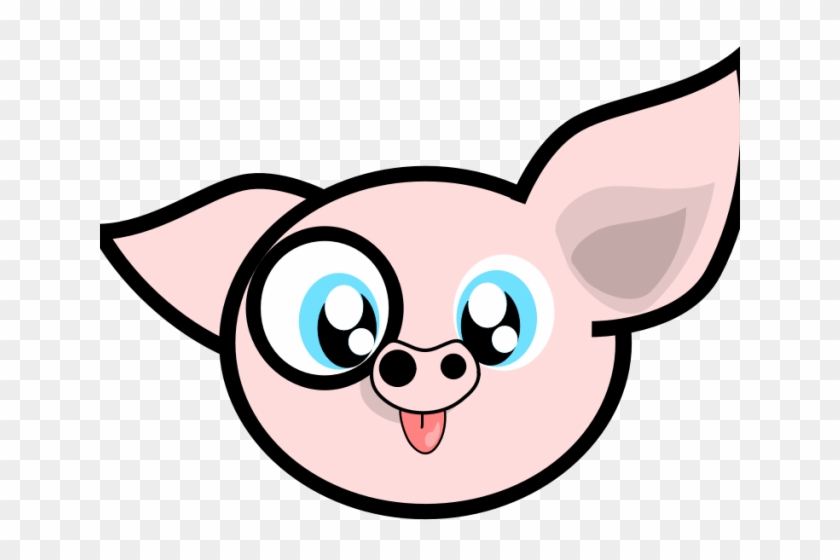Flying Pig Cliparts - Cute Pig Cartoon, HD Png Download - 640x480(#4974931)  - PngFind
