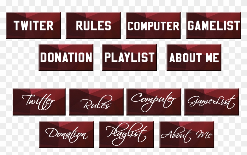 Buttons Boutons Twitch 300x150 Red Rouge Bouton Twitch Hd Png Download 1500x792 Pngfind